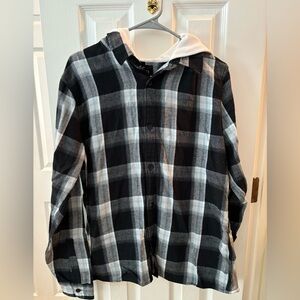 Hollister Flannel Hoodie